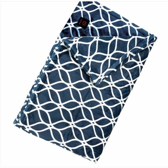 Brookstone Electric Heated Throw 4Heat Settings Super Soft 50”X60” - Picture 5 of 5